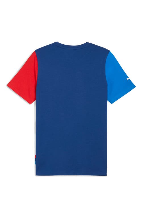 Puma Bmw M Motorsport Essential Logo Graphic T-shirt In Blue