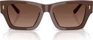 Tory Burch 52mm Rectangular Sunglasses