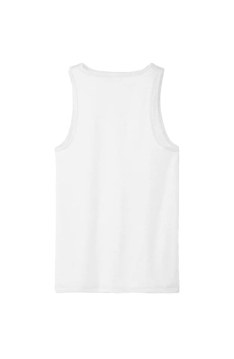 CHECKERED FLAG Men's Checkered Flag Sports White NASCAR Racing Tank Top, Alternate, color, 