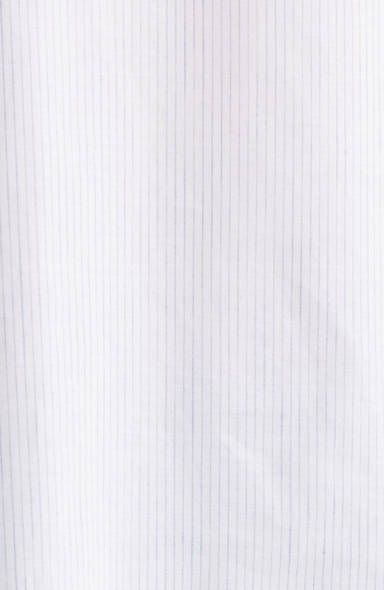 FRAME V-Neck Pinstripe Top, Alternate, color, 