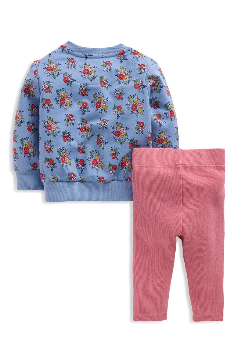 Kids' Sweatshirt and Leggings Set, Alternate, color, BLUE SPROUTING GARDEN