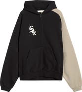 Fear of God Essentials x MLB Chicago White Sox Cotton Blend Fleece Half Zip Hoodie