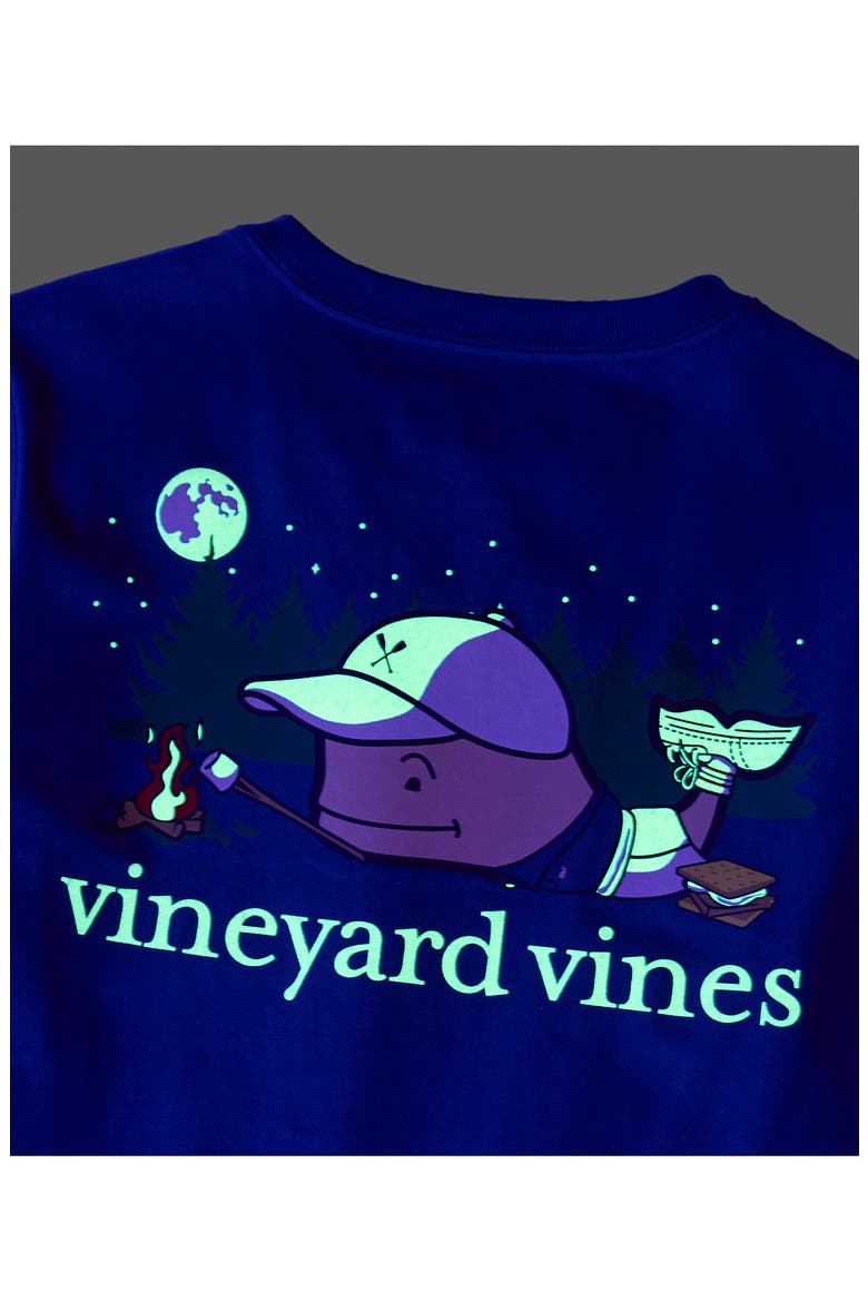 Kids' Camper Glow in the Dark Pocket Graphic T-Shirt, Alternate, color, MOONSHINE