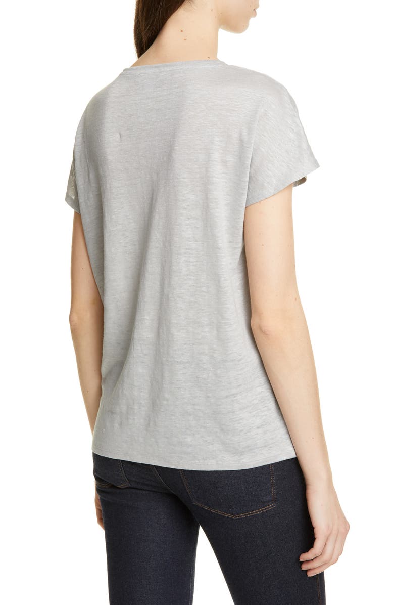 Nordstrom Signature Linen Tee, Alternate, color, 