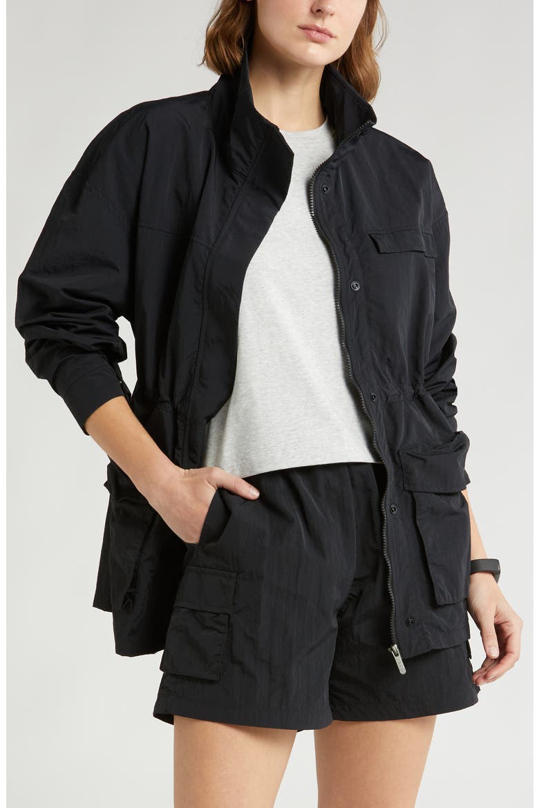 Free Form Cargo Jacket, Main, color, BLACK