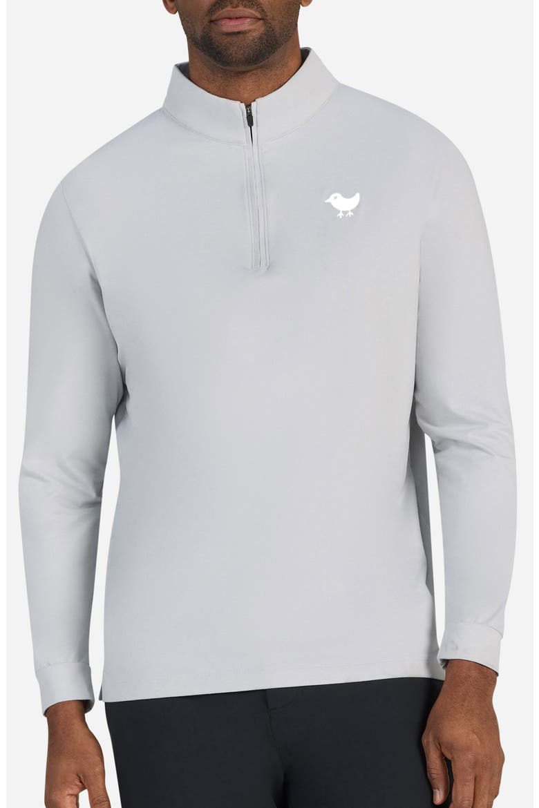 Quarter Zip Golf Pullover, Main, color, GREY