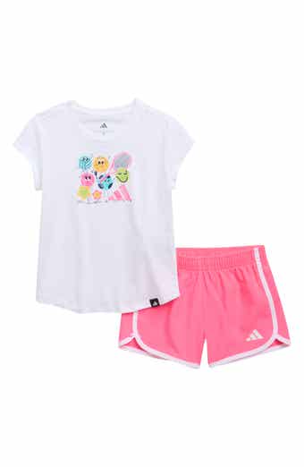 adidas Kids' Logo T-Shirt & Shorts Set