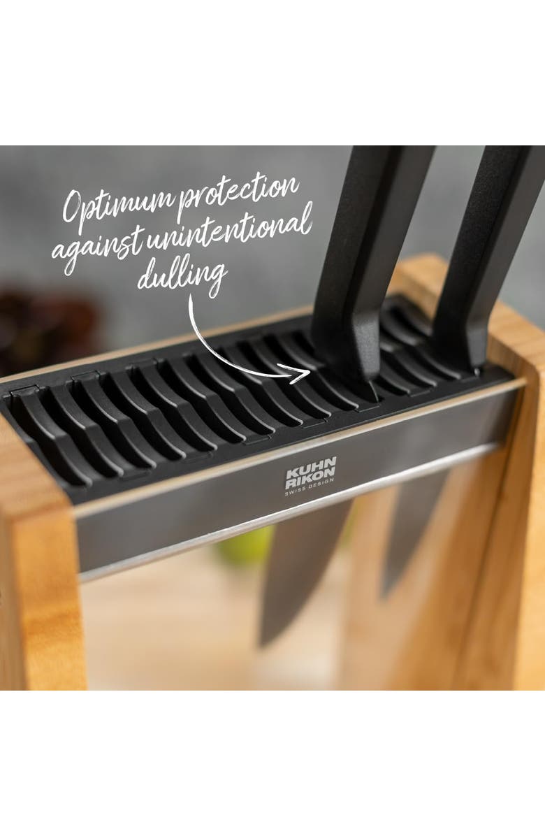 Kuhn Rikon ICED Knife Block, Alternate, color, Brown
