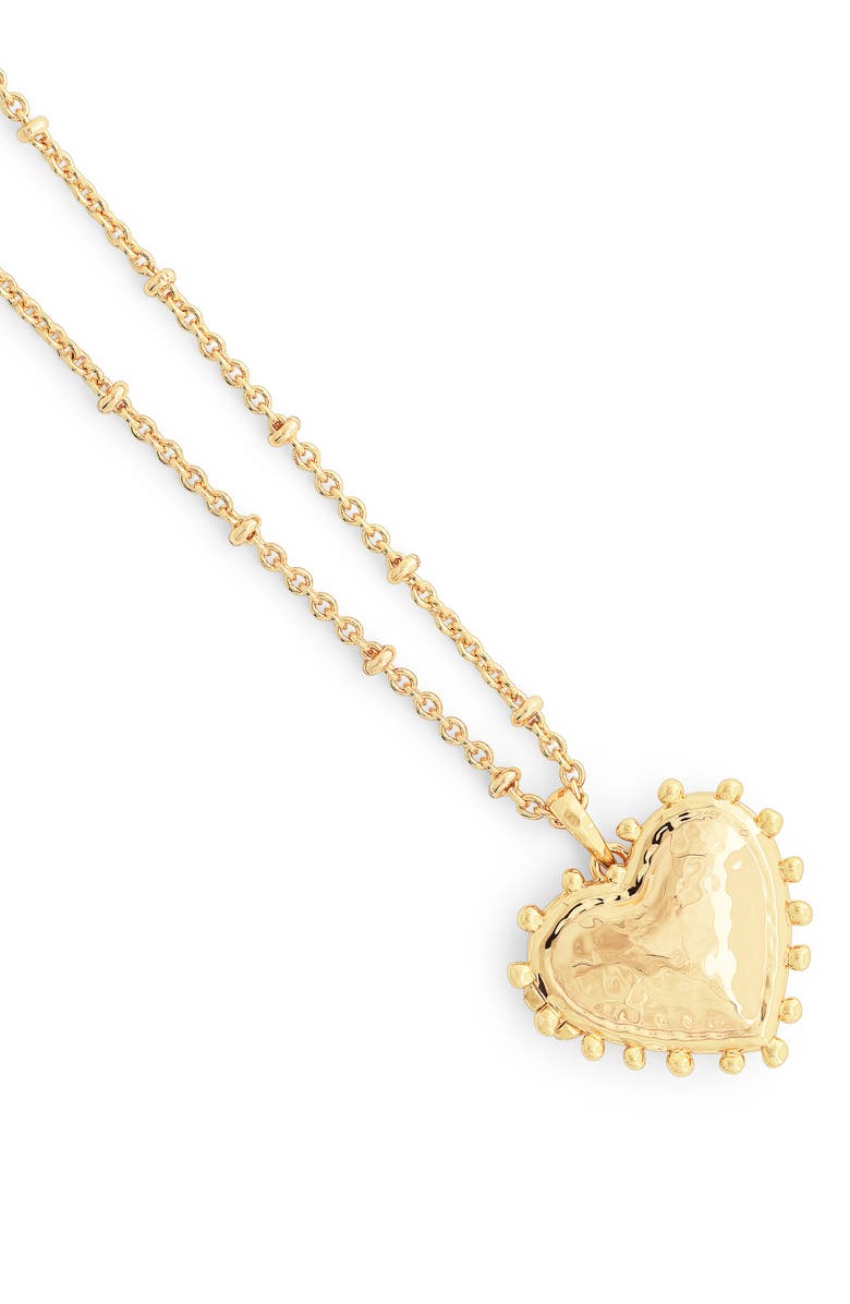 Anabel Aram Jewelry Large Heart Locket Necklace, Alternate, color, Gold