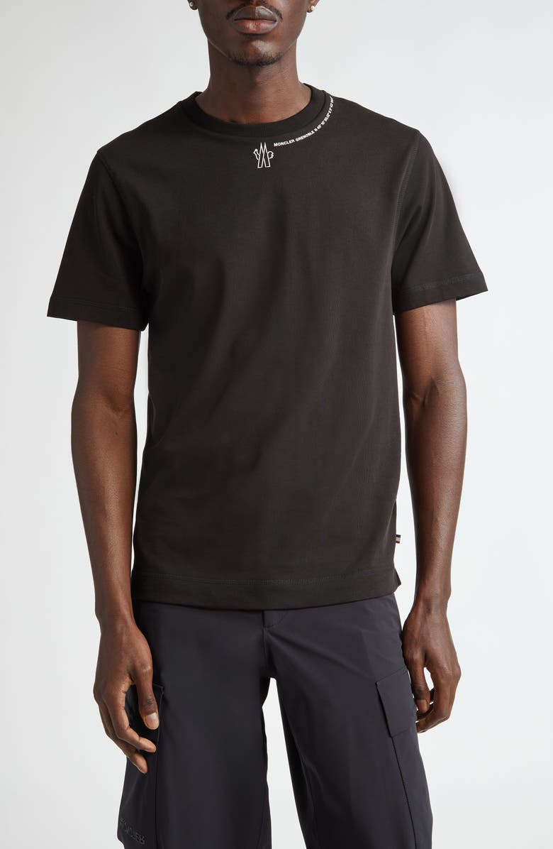Moncler Logo Cotton T-Shirt, Main, color, 