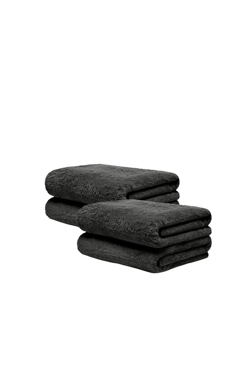 Italic Serene Ultraplush Collection Bath Essentials- Bath Towel 4 Pack In Gray