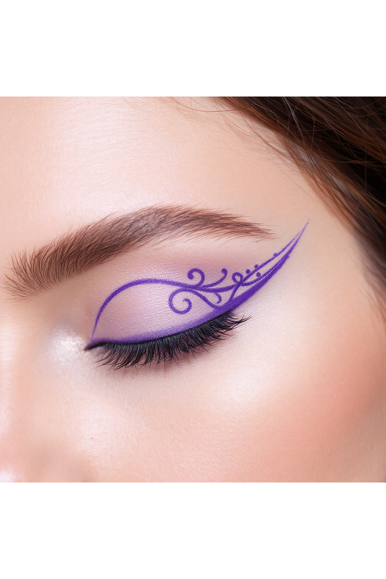 UV Paint Liners Cotton Candy, Alternate, color, Purple Reign