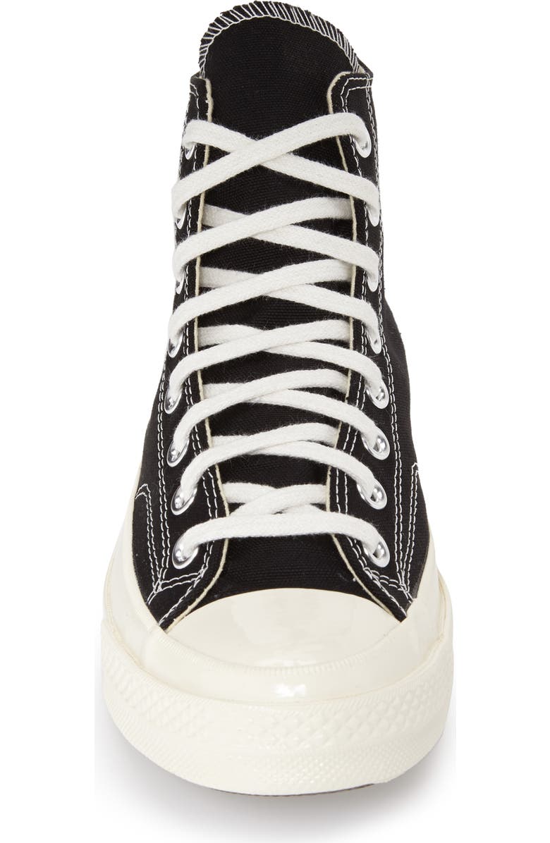 Comme des Garçons PLAY x Converse Chuck Taylor<sup>®</sup> Hidden Heart High Top Sneaker, Alternate, color,