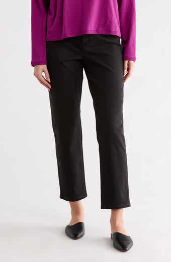 Eileen Fisher High Waisted Ankle Slim Fit Jeans