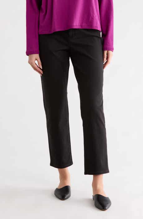 Eileen Fisher High Waisted Ankle Slim Fit Jeans