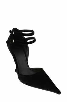 FERRAGAMO Vidya Suede Wedge Pump