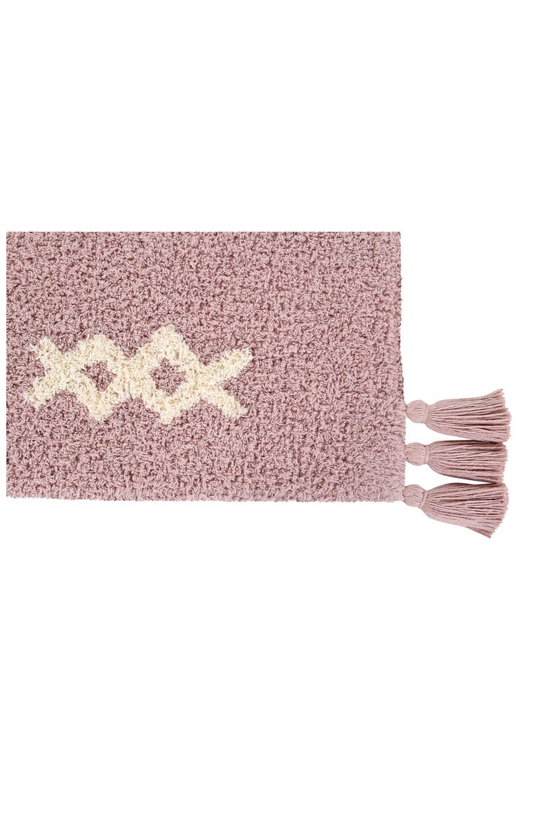 Noah Washable Cotton Blend Tassel Rug, Alternate, color, VINTAGE NUDE