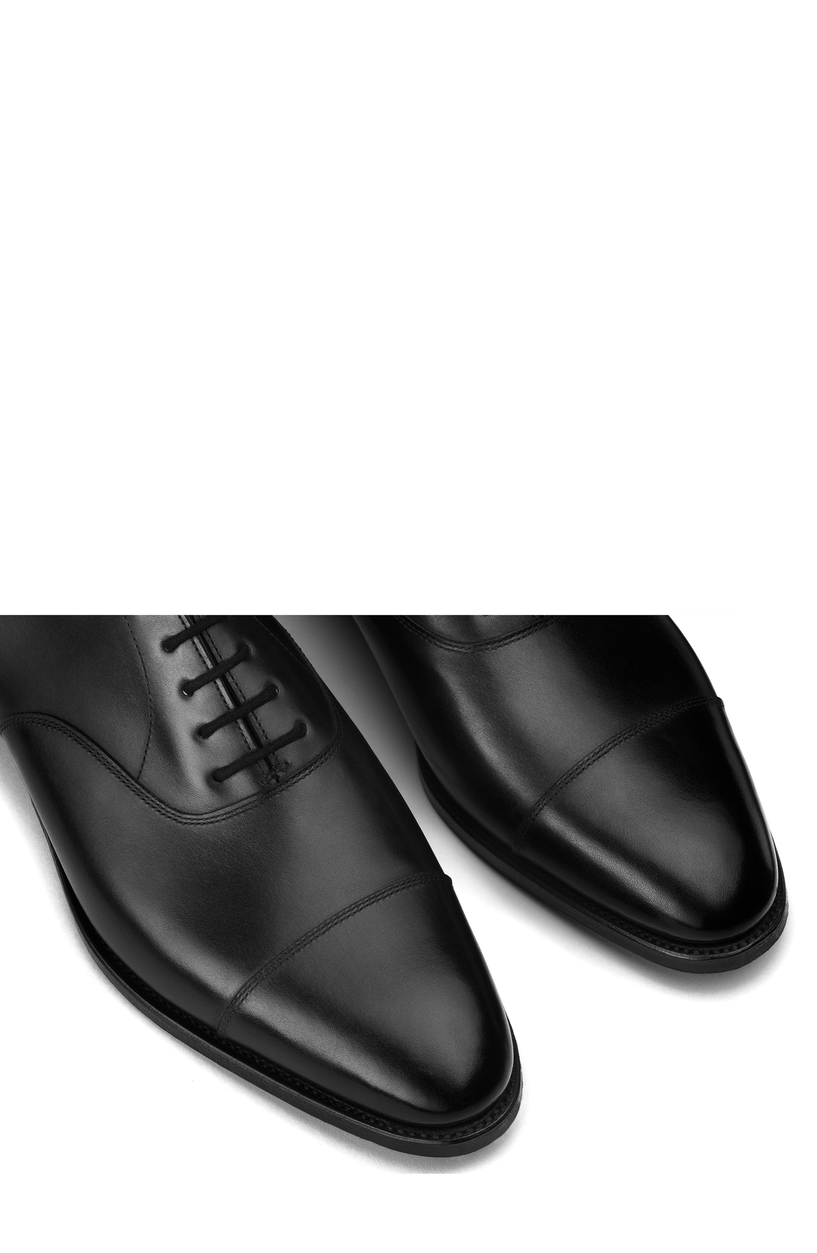 John Lobb City II Cap Toe Oxford, Alternate, color, Black