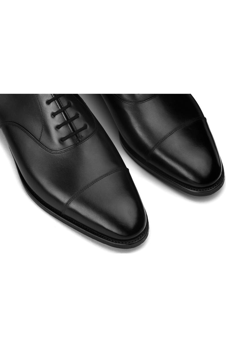 John Lobb City II Cap Toe Oxford, Alternate, color, Black