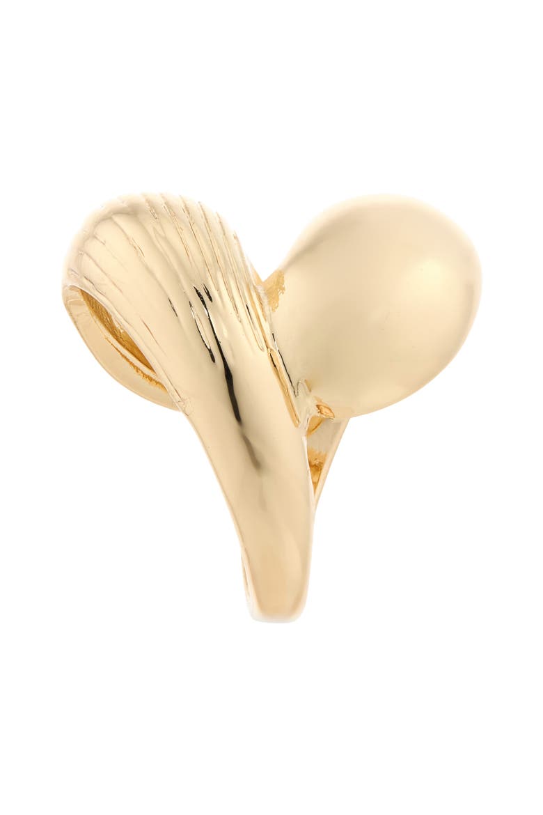 Sculptural Texture Dome Ring, Alternate, color, GOLD
