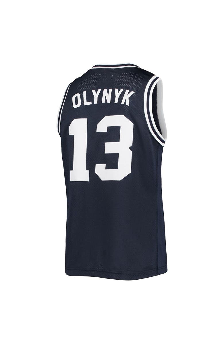 Retro Brand Men's Original Retro Brand Kelly Olynyk Navy Gonzaga Bulldogs Alumni Commemorative Classic Basketball Jersey, Alternate, color, 