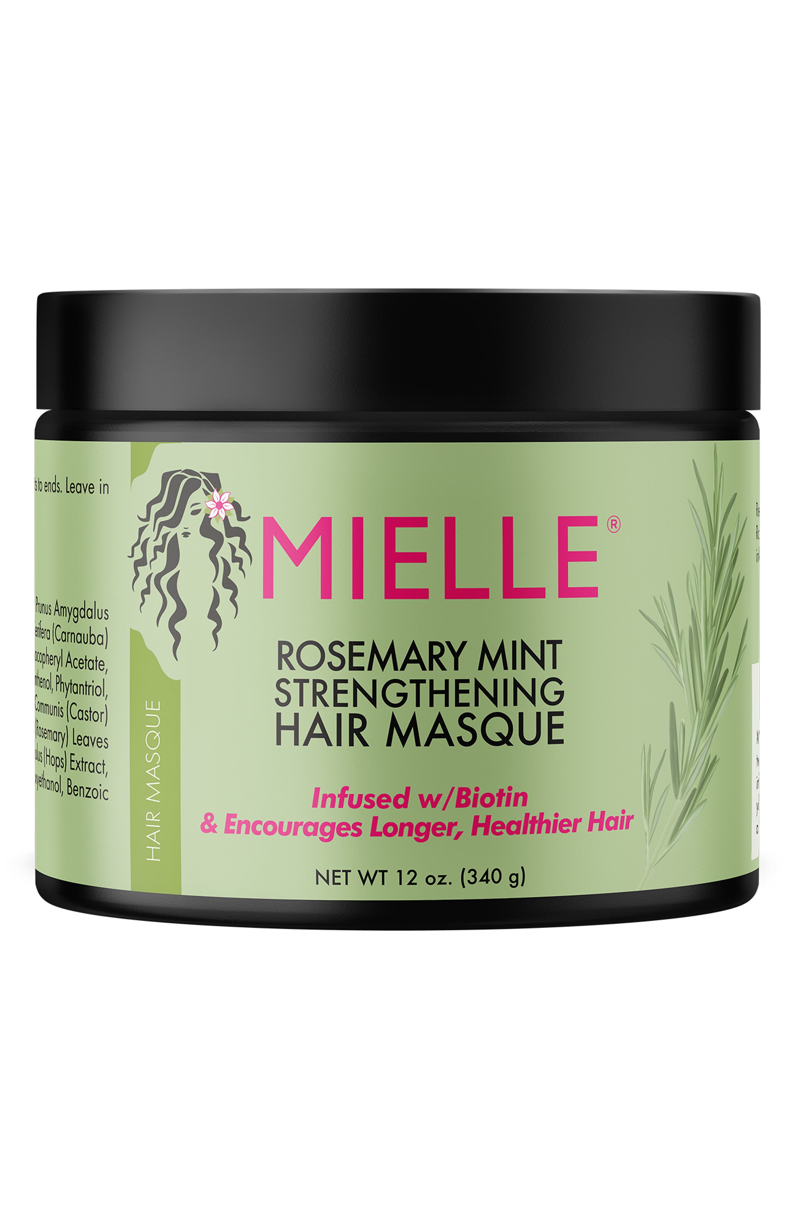 MIELLE Rosemary Mint Strengthening Hair Masque - 12.0 oz.