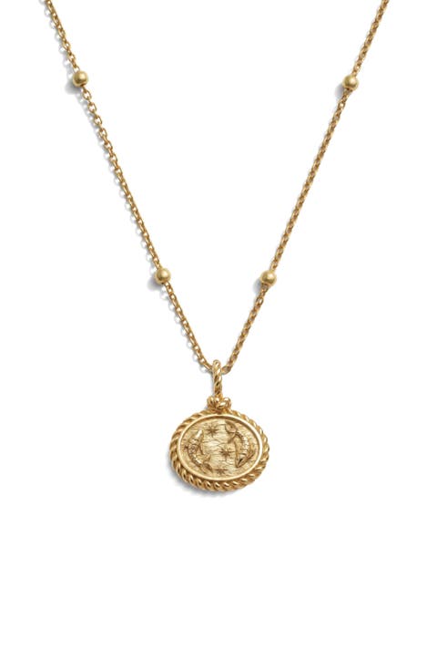 Zodiac Pendant Necklace