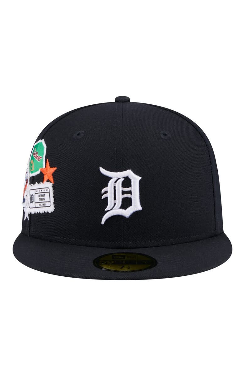New Era Men's New Era  Navy Detroit Tigers City Patch 59FIFTY Fitted Hat, Alternate, color, Navy