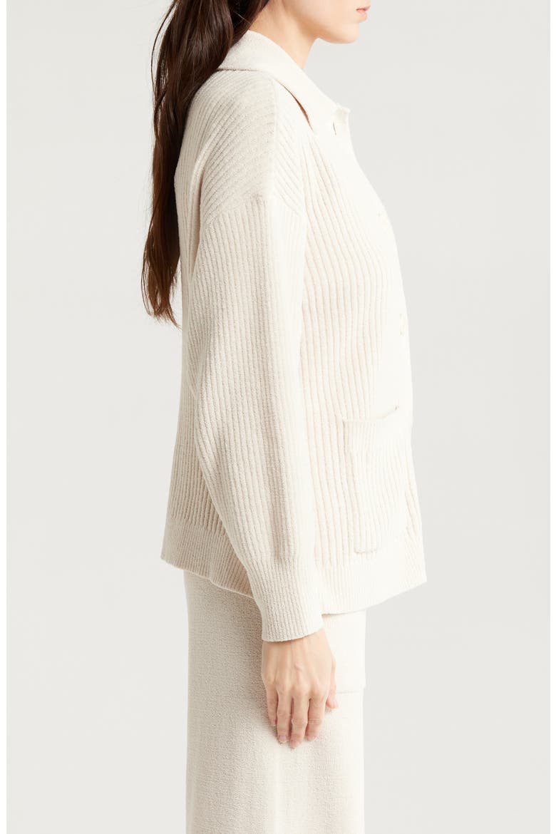 Junipher Cozy Knit Lite Cardigan, Alternate, color, SAND