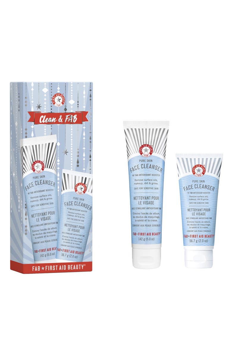 First Aid Beauty Clean & FAB Cleansing Set, Main, color, 
