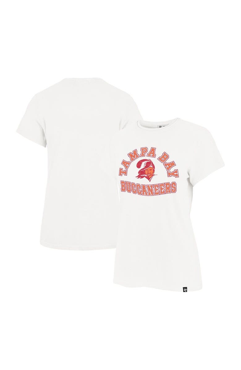 '47 Women's '47 White Tampa Bay Buccaneers Frankie T-Shirt, Main, color,