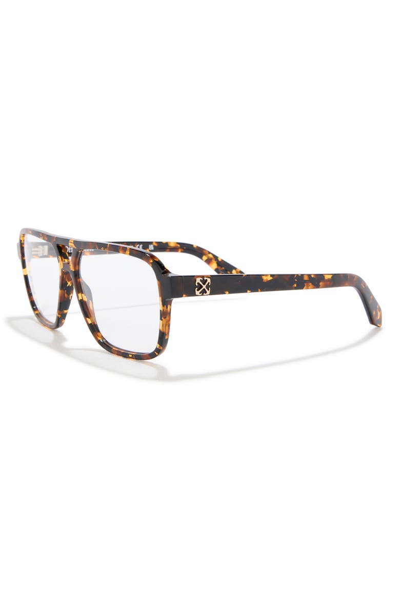 Off-White Havana Square Sunglasses, Alternate, color, Havana
