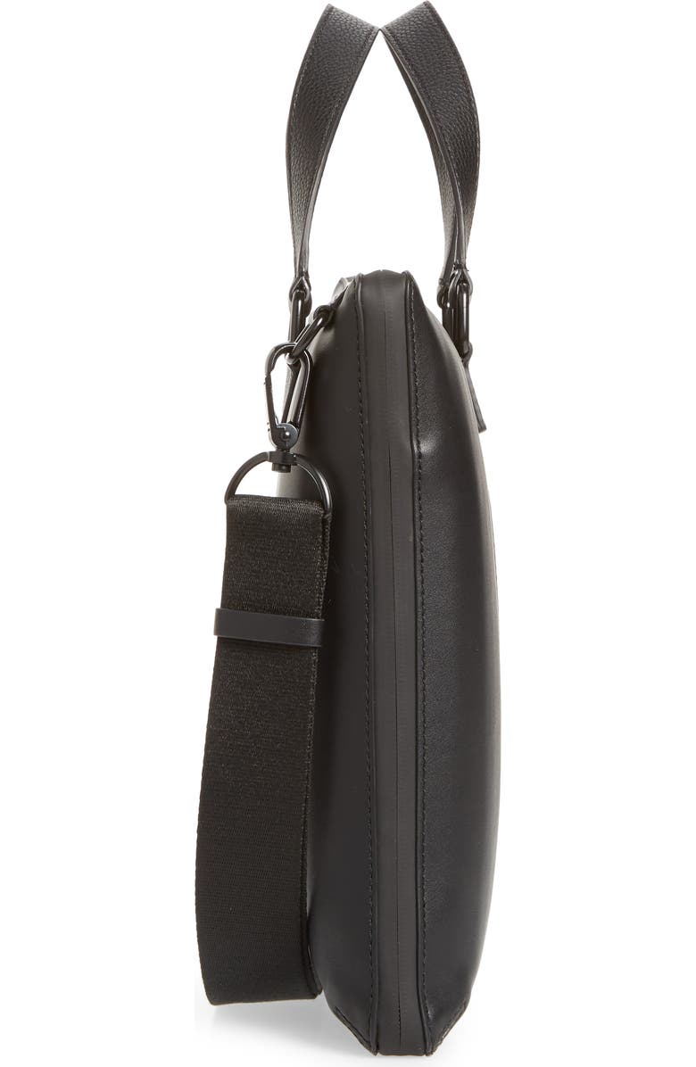 Calvin Klein Faux Leather Messenger Bag, Alternate, color,