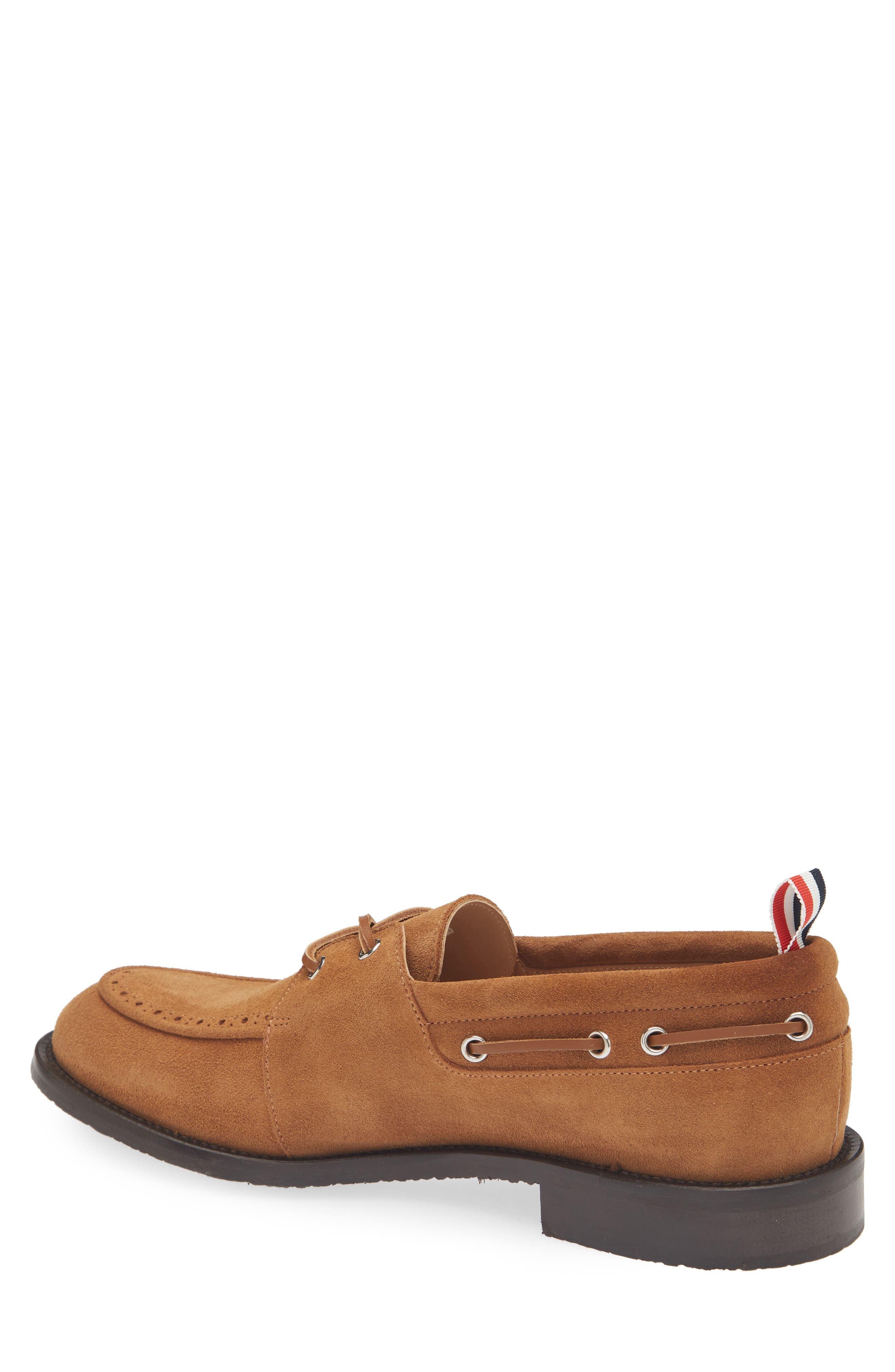Padded Boat Shoe, Alternate, color, CARAMEL
