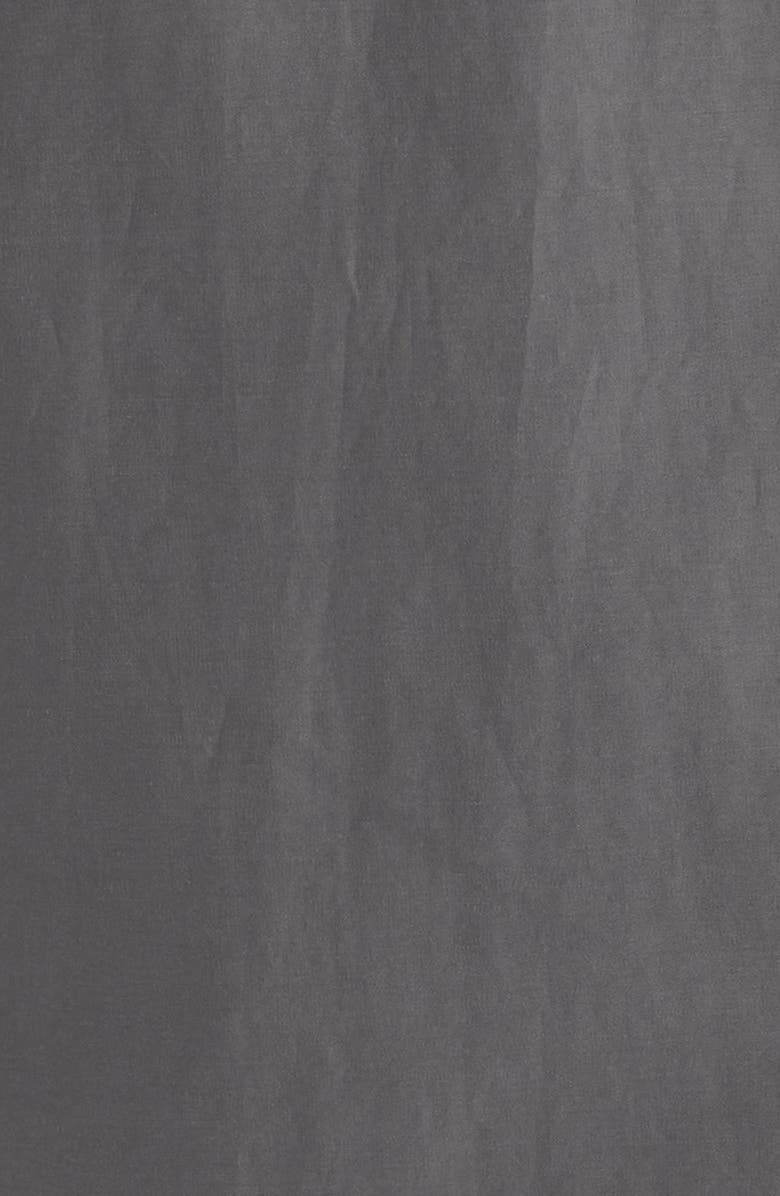 Theory Noll Soft Lawn Short Sleeve Button-Up Shirt, Alternate, color, Carbon