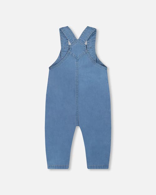 Deux Par Deux Baby Boy's Light Soft Denim Overalls Jeans Blue In Jeans Blue