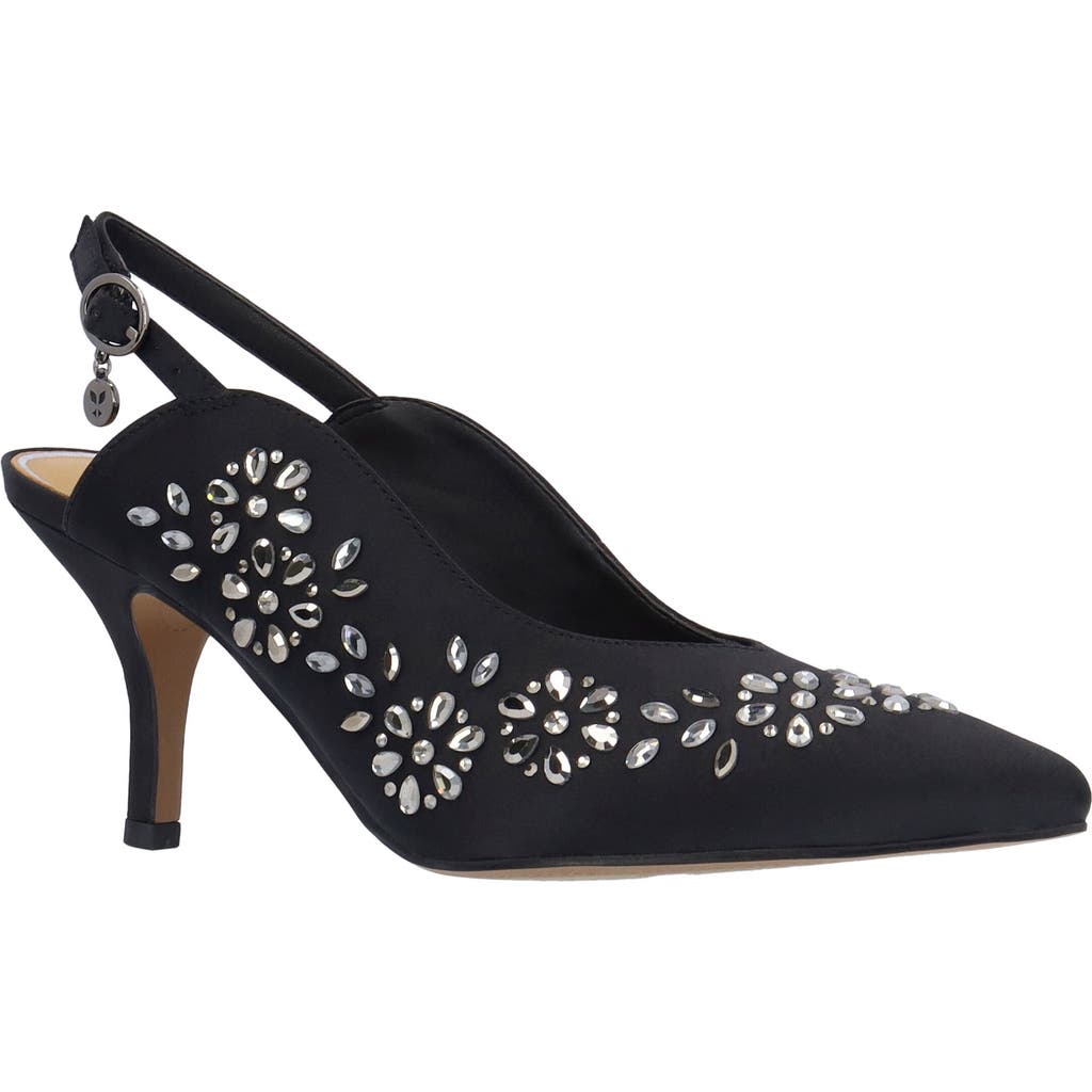 J. Reneé Solara Pointed Toe Slingback Pump In Black