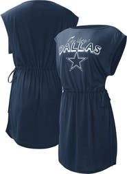 G-III SPORTS BY CARL BANKS Women's G-III Sports by Carl Banks Navy Dallas Cowboys G.O.A.T. Swimsuit Cover-Up
