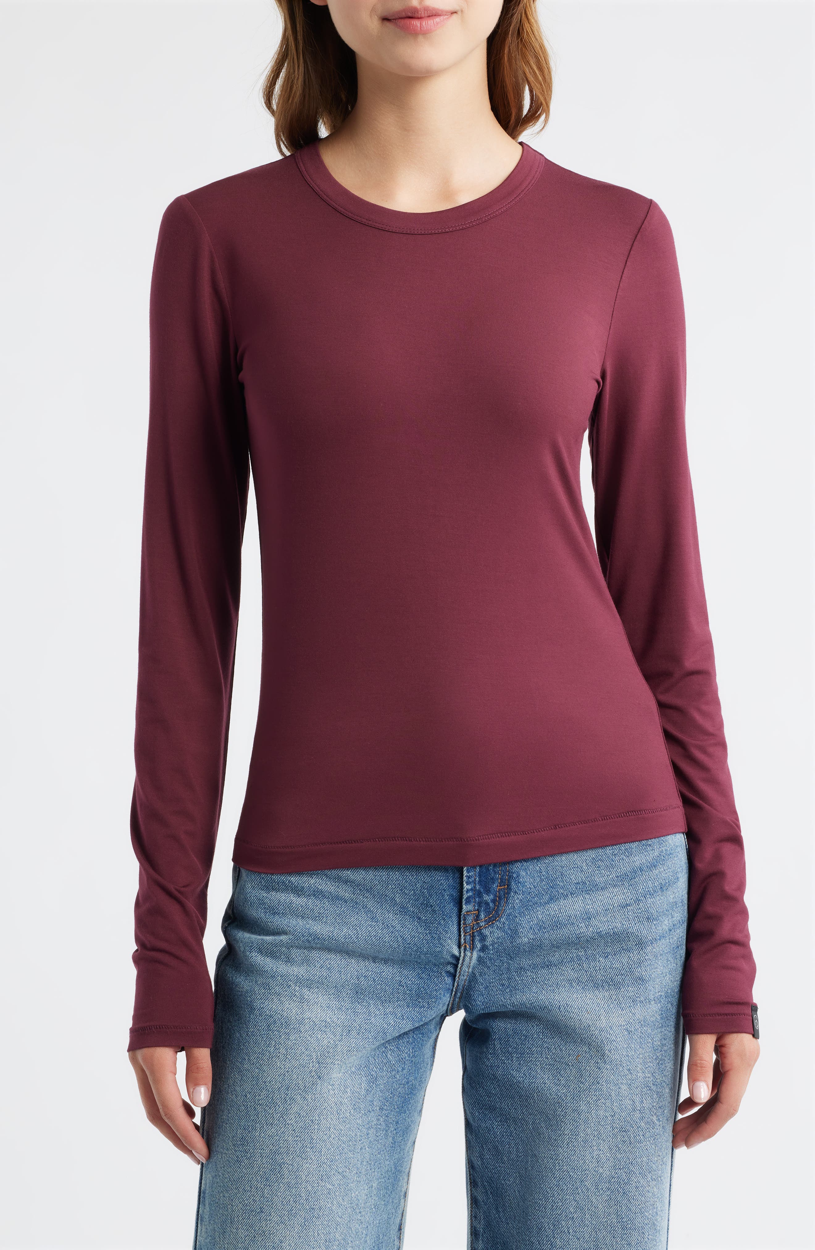 rag & bone Luca Long Sleeve Jersey T-Shirt