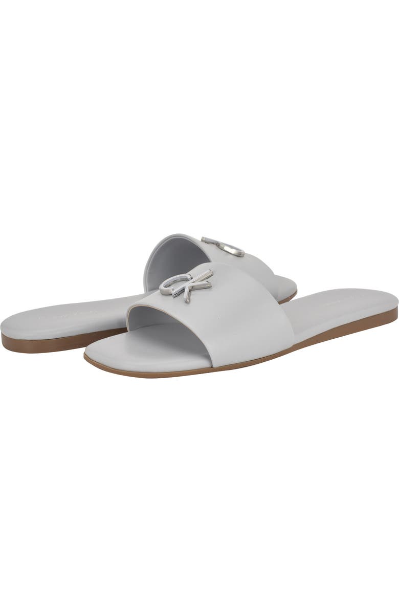 Calvin Klein Yancie 2 Slide Sandal, Alternate, color, Light Blue