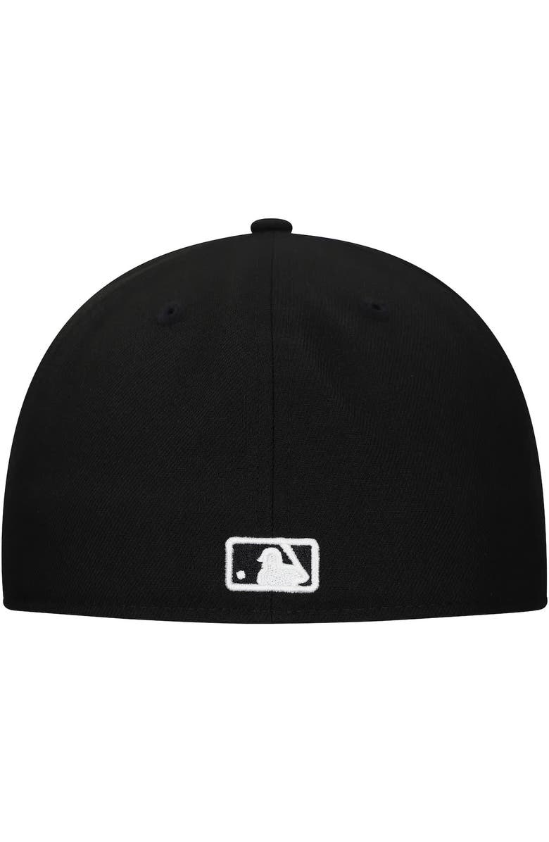 New Era Men's New Era Black Chicago Cubs Troop Chant Camo Undervisor 59FIFTY Fitted Hat, Alternate, color, Black