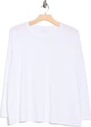 Eileen Fisher Crewneck Long Sleeve Organic Cotton T-Shirt