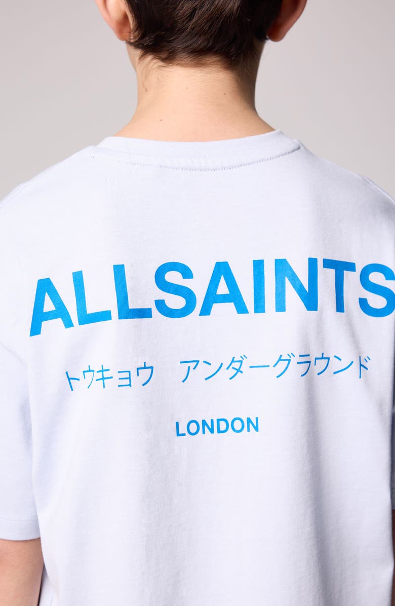 smALLSAINTS by ALLSAINTS Kids' Oversize Underground Logo Graphic T-Shirt, Alternate, color, 