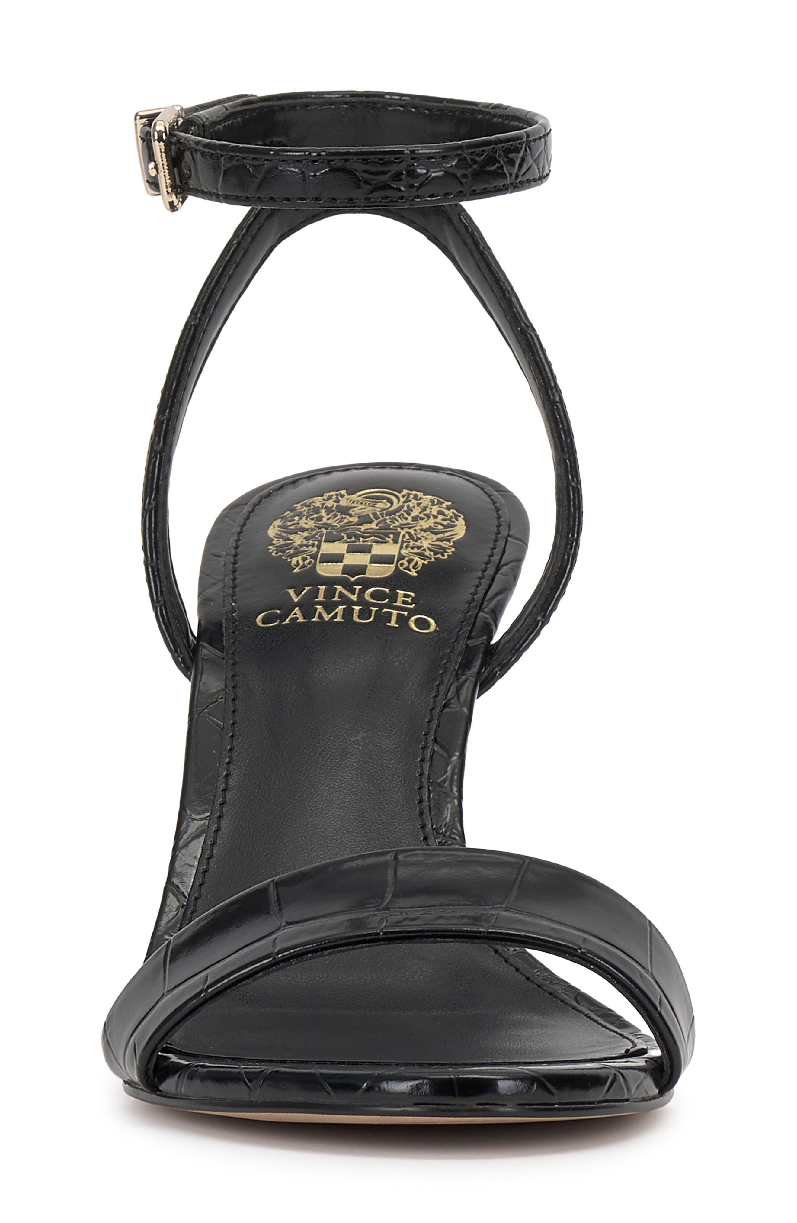 Vince Camuto Jefany Wedge Sandal, Alternate, color, Black Black