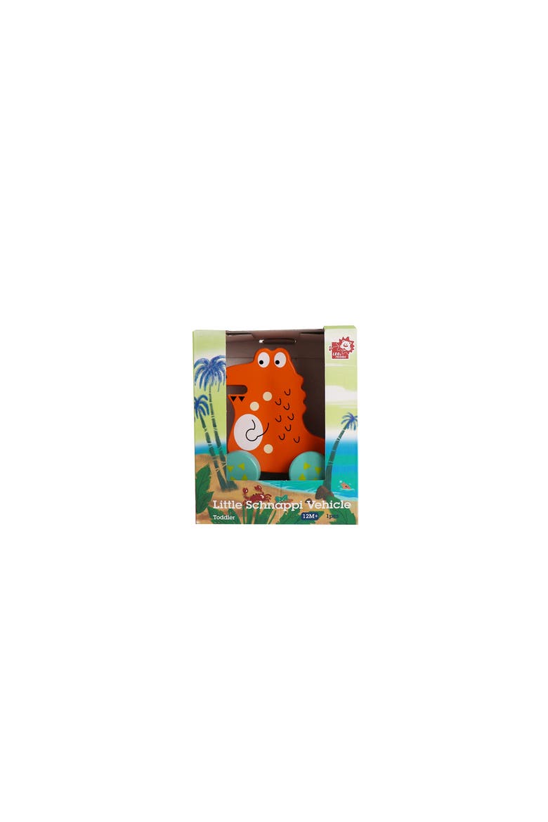 Wooden Little Schappi Alligator Vehicle Toy, Alternate, color, Orange