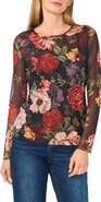 Ted Baker Long Sleeve Mesh Top