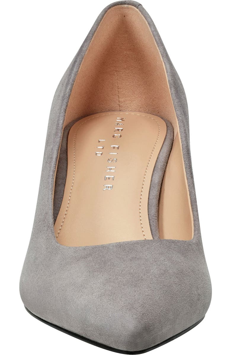 Marc Fisher LTD Lewisa Pointed Toe Pump, Alternate, color, Dark Grey