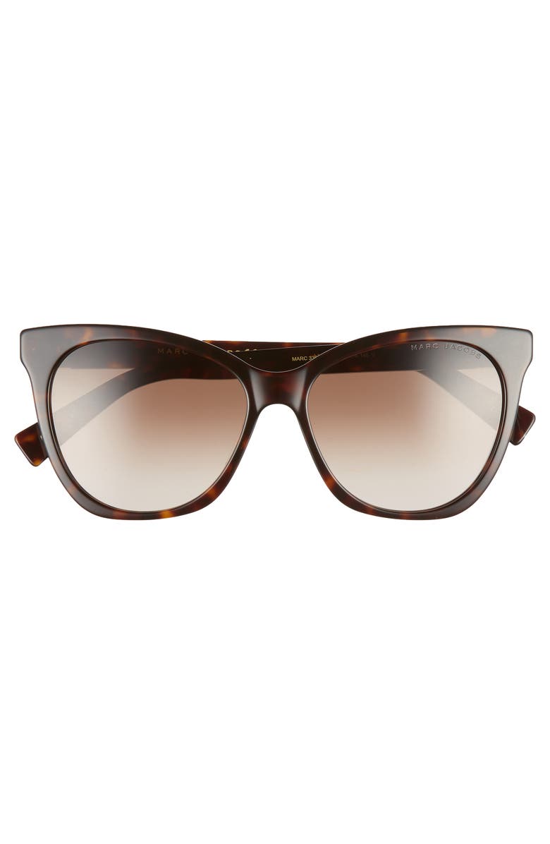 Marc Jacobs 56mm Cat Eye Sunglasses, Main, color, Dark Havana