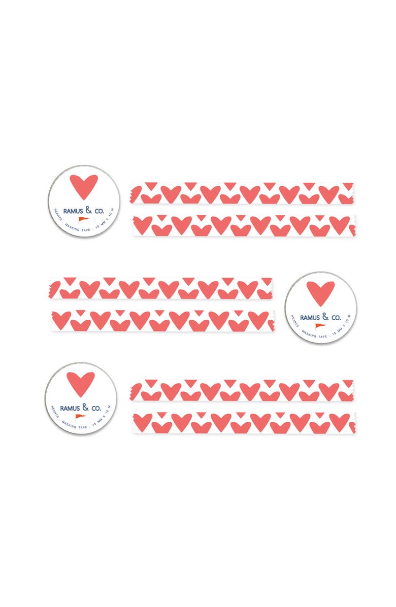 Ramus & Co Illustrated Masking Tape - 3ct Rolls, Assorted Rolls, Main, color, Multi-Pack