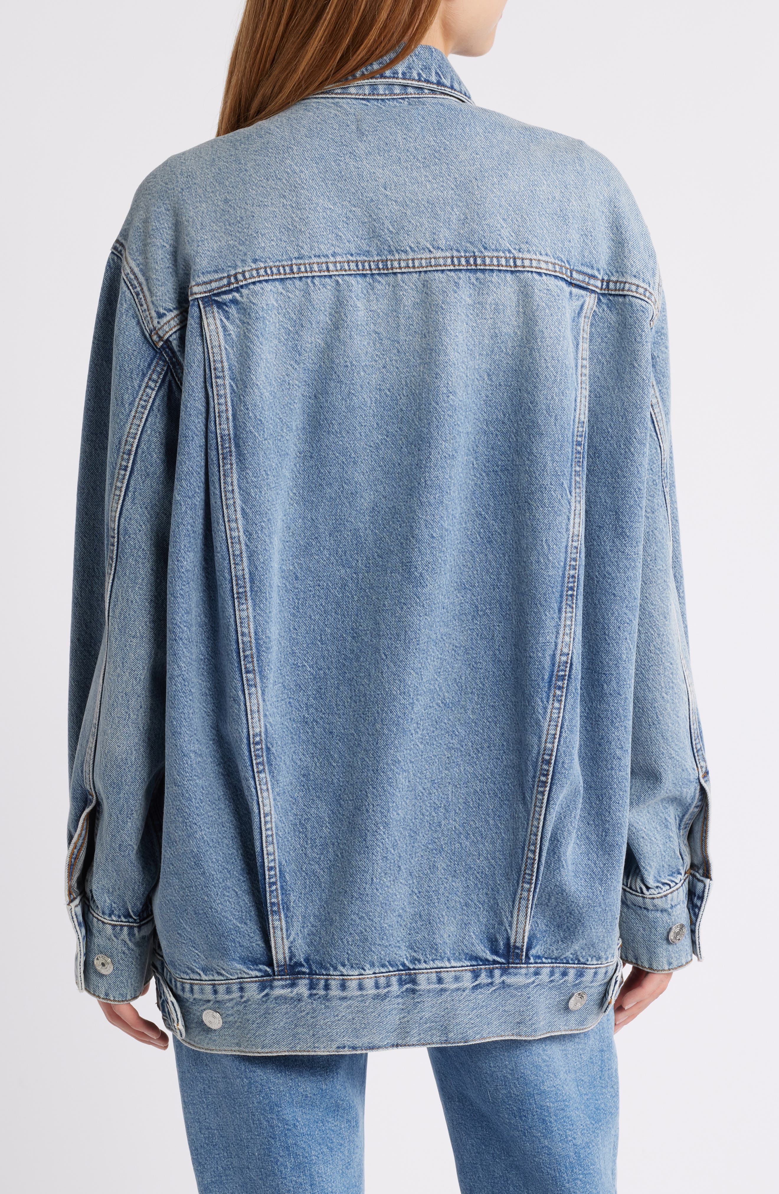 The Extended Denim Trucker Jacket - image 2